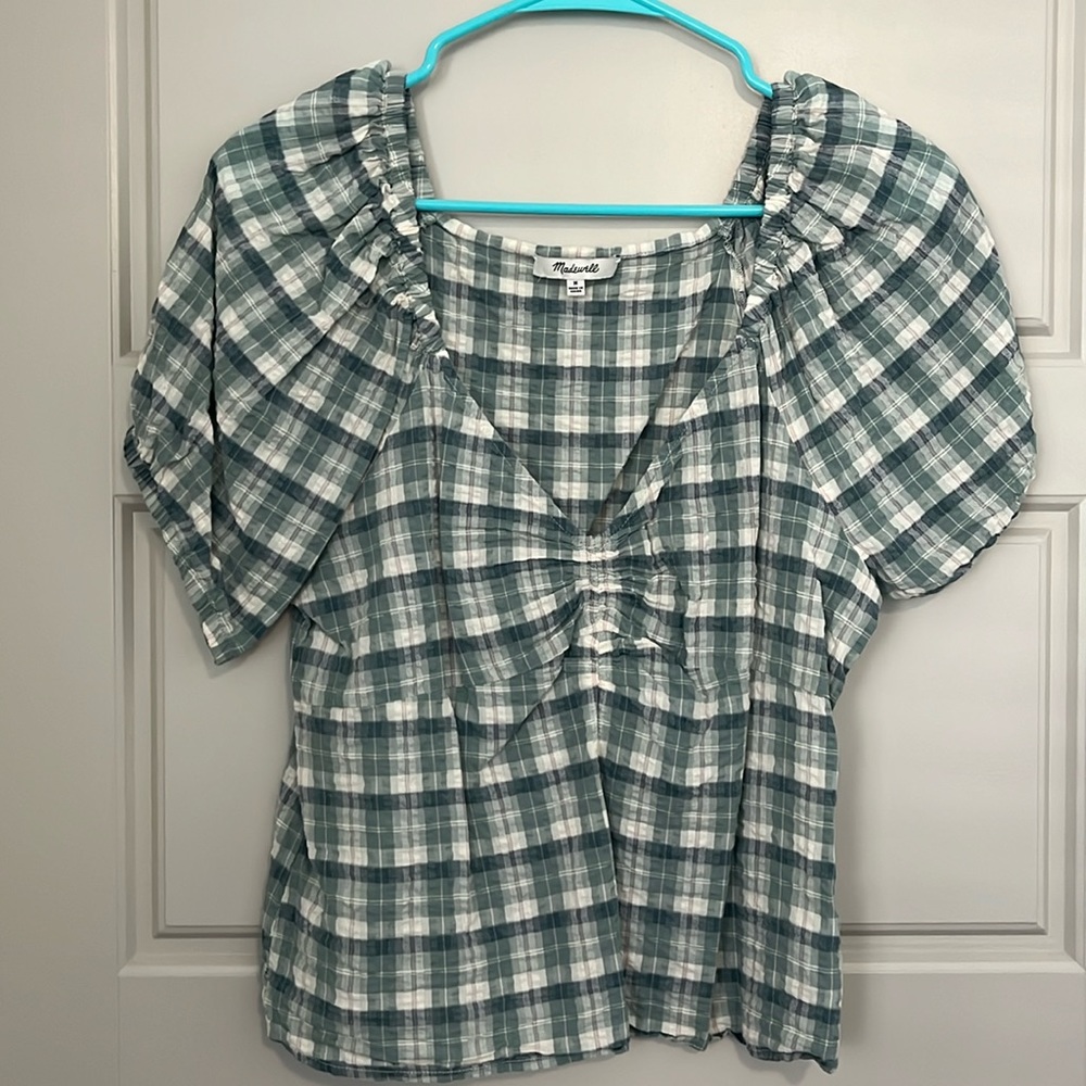 Madewell peasant top
